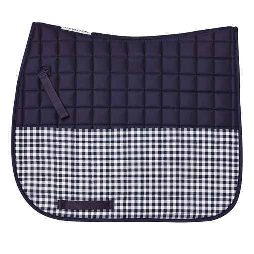 SmartPak Classic Gingham Dressage Saddle Pad - Cle