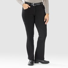 Piper Knit Everyday Mid-Rise Boot Cut Breeches by SmartPak - Knee Patch