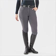 Piper Knit Everyday Mid-Rise Breeches by SmartPak - Knee Patch