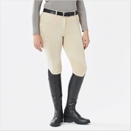 Piper Knit Everyday Mid-Rise Breeches by SmartPak - Knee Patch