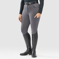 Piper Knit Everyday High-Rise Breeches by SmartPak - Knee Patch