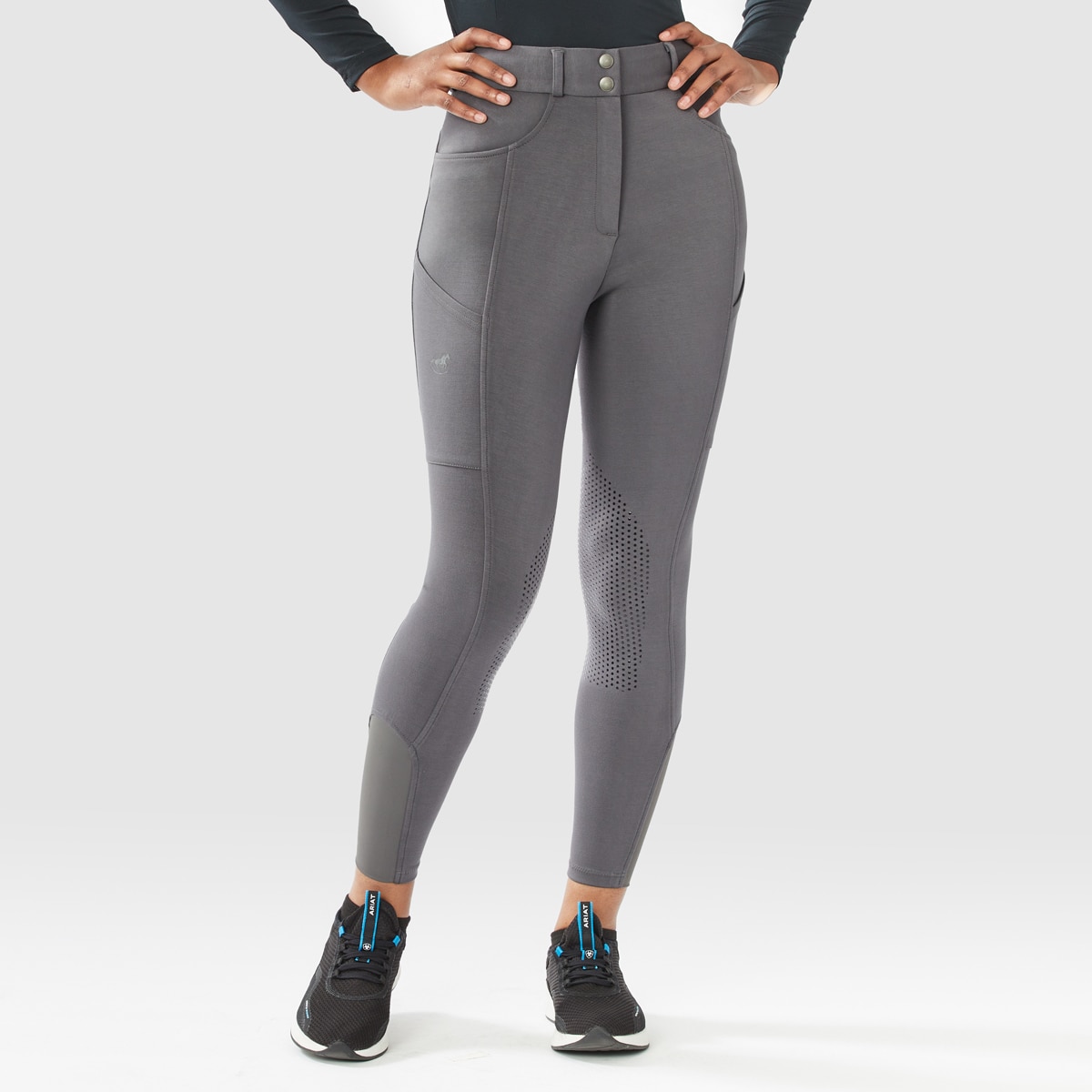 Culotte D'équitation Smartpak Piper - Taille 24R - Gris/Sarcelle - Occasion