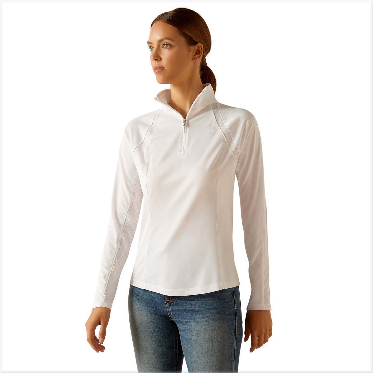 Couche De Base Ariat Sunstopper 3.0 LS Vert Laurier - Taille X Large - Neuf Avec étiquettes