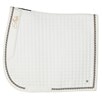 SmartPak Silva Martin Collection Luxe Dressage Saddle Pad - White/Gold