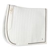 SmartPak Silva Martin Collection Luxe Dressage Saddle Pad - White/Gold
