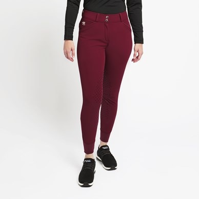 Culotte équitation SmartPak Piper - Taille 24R, Gris/sarcelle, Patch Genou - Occasion Bon état