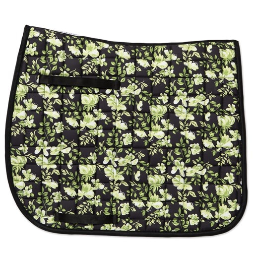 SmartPak Classic Vibe Green Floral Dressage Saddle