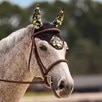 SmartPak Classic Vibe Green Floral Ear Bonnet- Clearance! - Vibe Green Floral