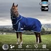 WeatherBeeta Comfitec Ultra Hardi Detach-A-Neck Turnout Blanket - Blue/Bright Blue/White