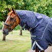 Rambo Duo Ripstop Plus Turnout Bundle - Navy w/ Thunderstorm Grey & Silver Trim