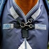 Rambo Duo Ripstop Plus Turnout Bundle - Navy w/ Thunderstorm Grey & Silver Trim
