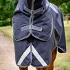 Rambo Duo Ripstop Plus Turnout Bundle - Navy w/ Thunderstorm Grey & Silver Trim