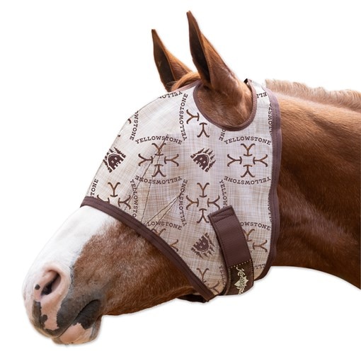 Kensingon Fly Mask w/ Web Trim- Yellowstone Editio