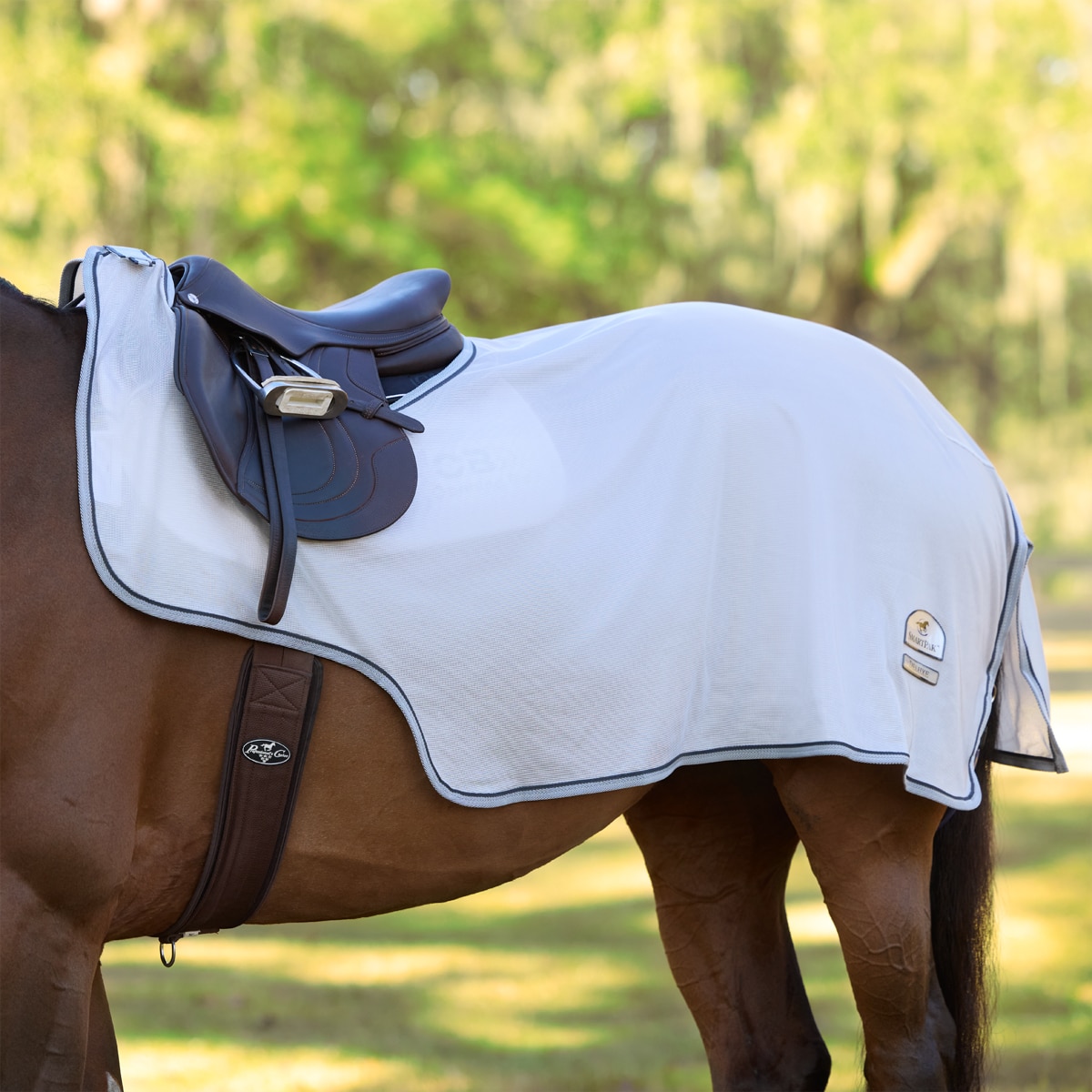Smartpak Deluxe Fleece Quarter Sheet Navy New Horse 81