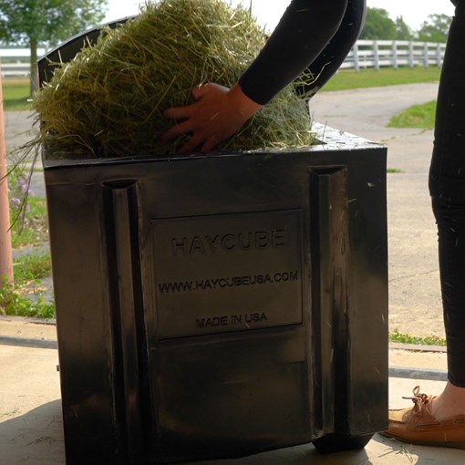 Haycube w/Trickle Feeder Grill