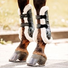 Back on Track Airflow&reg; Tendon Boots w/ Faux Fur