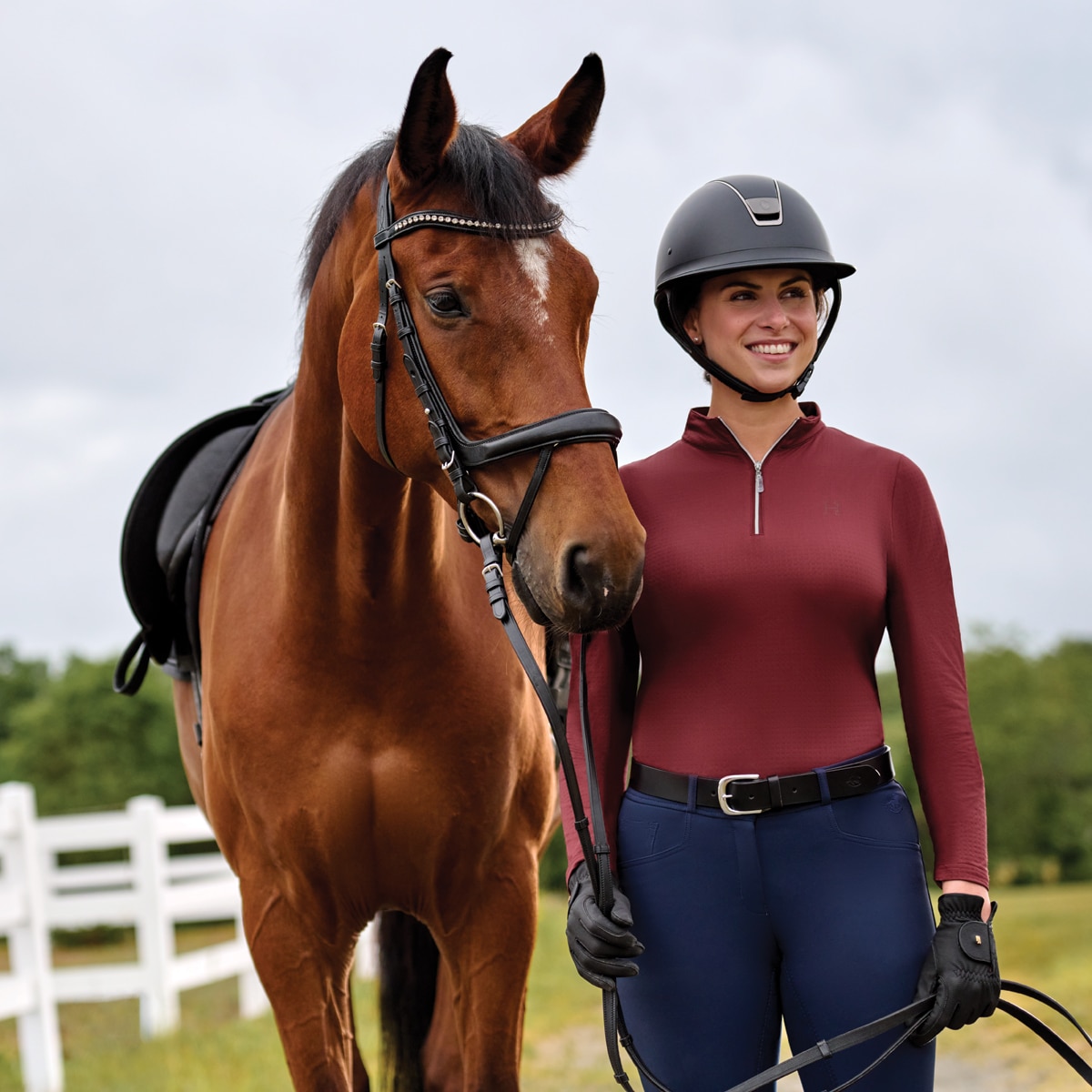 Hadley SunShield Long Sleeve 1/4 Zip by SmartPak