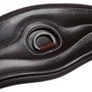 Nantucket Fancy Stitch Hunter Girth - Espresso w/White Fancy Stitching