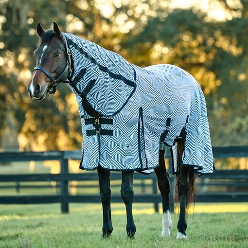 SmartPak Deluxe Fly Disguise Sheet with Earth Frie
