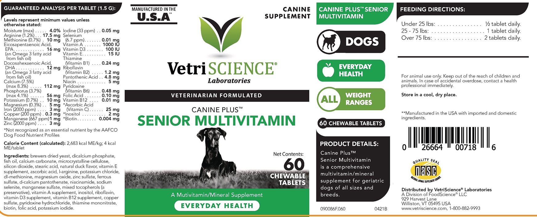 Vetri science hotsell senior multivitamin