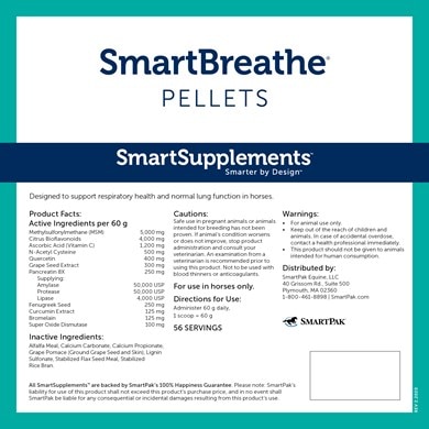 funky mommy glutathione SmartPak SmartSupplements SmartBreathe Pellets Supplement for Horses, 7.5-lb bag Creatine